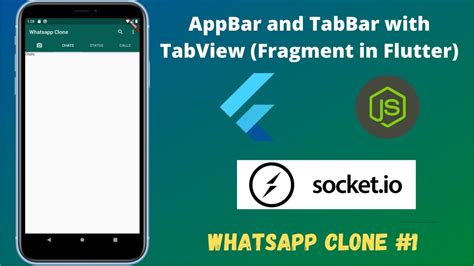 Flutter TabBar With TabView Fragment In Flutter Whatsapp Clone