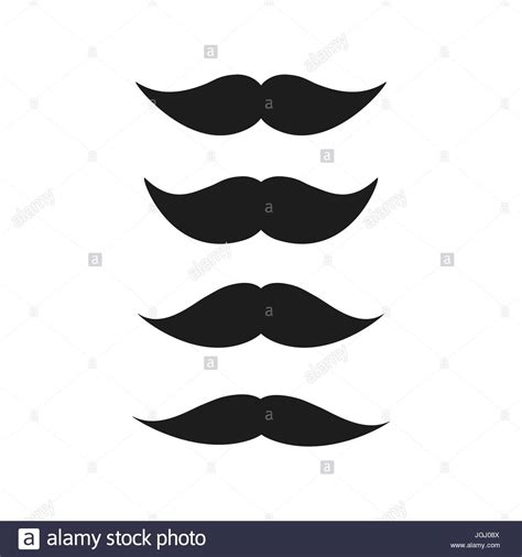 Mustache Clipart Black And White