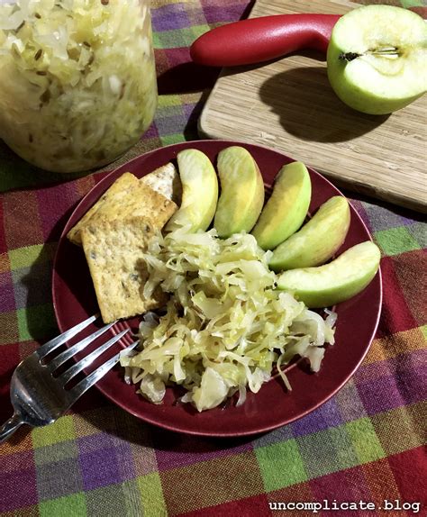 Super Easy Mason Jar Sauerkraut Uncomplicate