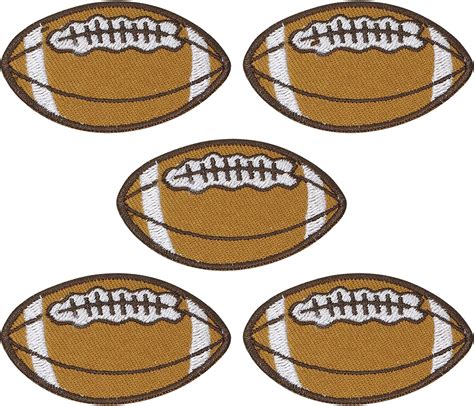 Amazon Octory Pcs Football Ball Iron On Patch For Clothing Saw