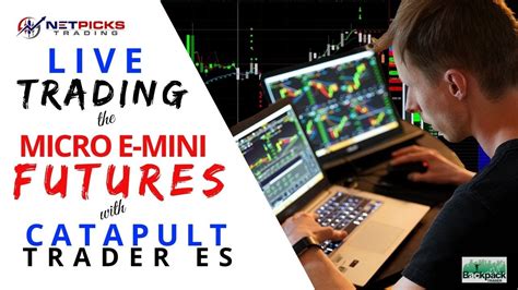 Live Trading The Micro E Mini Futures With Catapult Trader Es Youtube