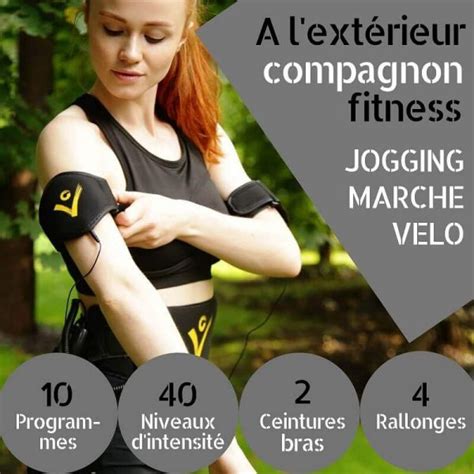 Ceinture De Musculation Par Electrostimulation Ems Pro Veofit