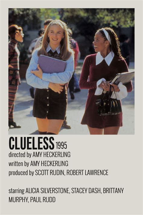 Clueless Poster Film Posters Vintage Film Posters Minimalist Movie