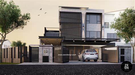 Zeen Design - Modern Industrial Exterior Design