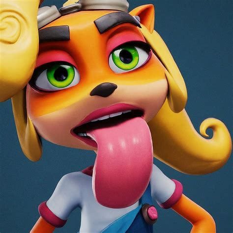 Ai Coco Bandicoot Screen Lick Pov By Duhdoores On Deviantart