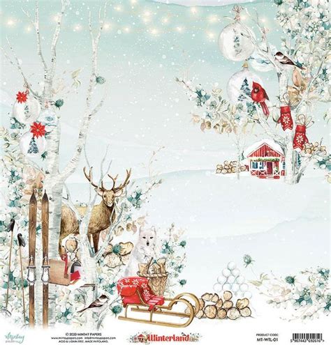 Scrapbooking Collection Kit Winterland By Mintay Papers Choose 12x12