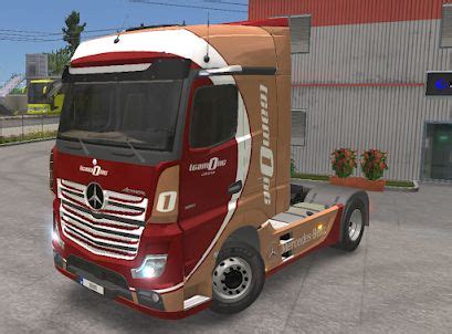 Mercedes Actros Skin Teamone Truck Simulator Ultimate Mercedes