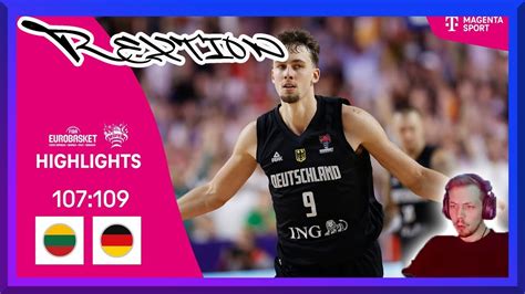 Litauen Deutschland Highlights FIBA EUROBASKET 2022 MAGENTA SPORT