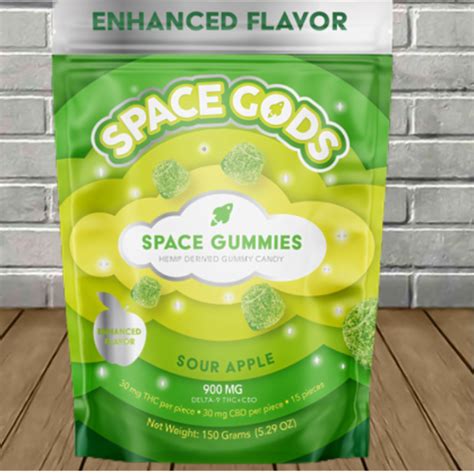 Space Gods High Potency Space Gummies 900mg Great CBD Shop