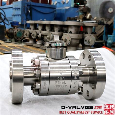 J Valves API6d High Pressure 900lb Flanged Rtj Forged Steel A105 F304