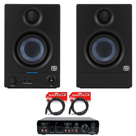 Pair Presonus Eris 3 5 2nd Gen 3 5 Studio Monitors Speakers 2x2 USB