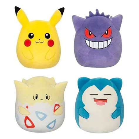 SQUISHMALLOWS 10 POKÉMON Squad PIKACHU GENGAR TOGEPI SNORLAX