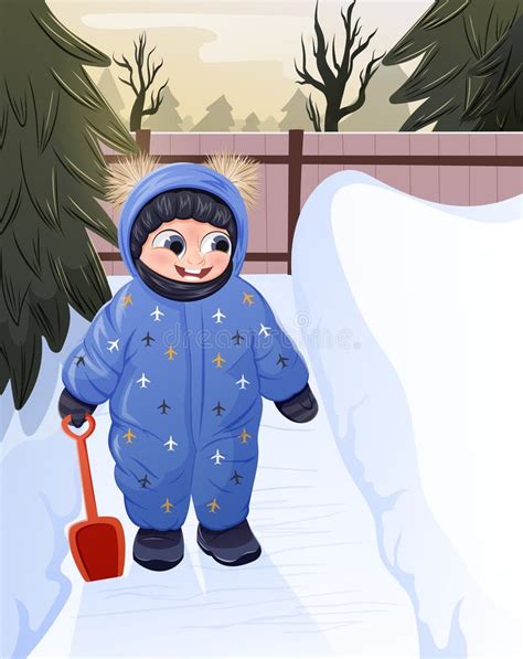 Child Snowsuit Stock Illustrations – 41 Child Snowsuit Stock ...