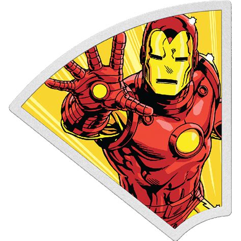 2 Dollar Marvel Avengers 60th Anniversary Iron Man Niue Island 1