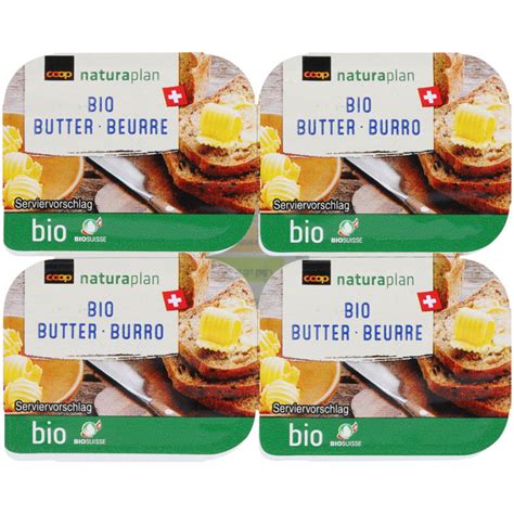 Naturaplan Bio Butter Portion 4x15g 60g Online Kaufen Coopch