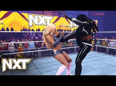 Wwe K Nxt Tiffany Stratton Vs Lash Legend W Jakara Jackson