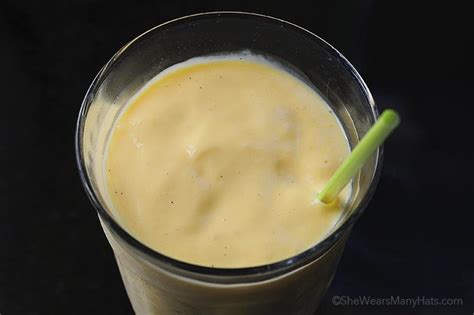 Frozen Mango Smoothie Recipe - She Wears Many Hats