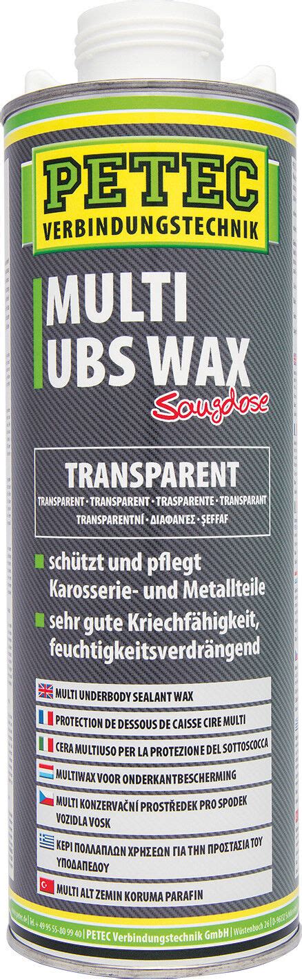 Petec Multi UBS Wax Saugdose 1000ml Tranparent EBay