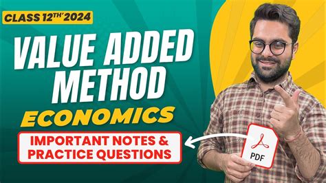 Value Added Method National Income Macroeconomics Class Th