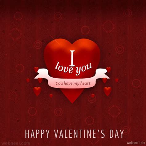 30 Beautiful Valentines Day Cards Greeting Cards Inspiration