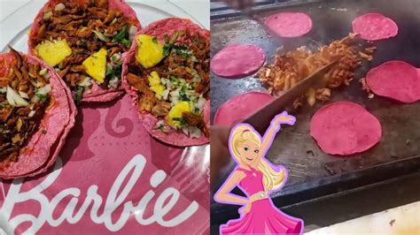 Al Estilo Barbie Crean Y Venden Tacos De Pastor Con Tem Tica De Barbie