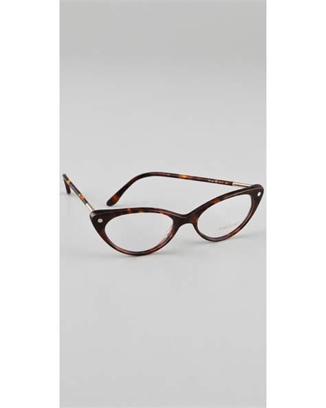 Tom Ford Cat Eye Glasses Lyst