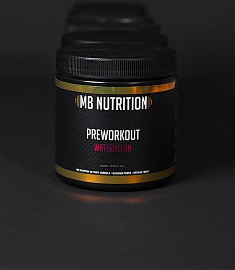 Mb Nutrition Pre Workout Rood Fruit