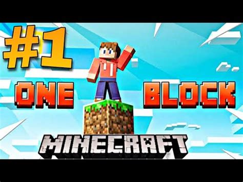 Starting A New Minecraft One Block Survival Technogamerzofficial