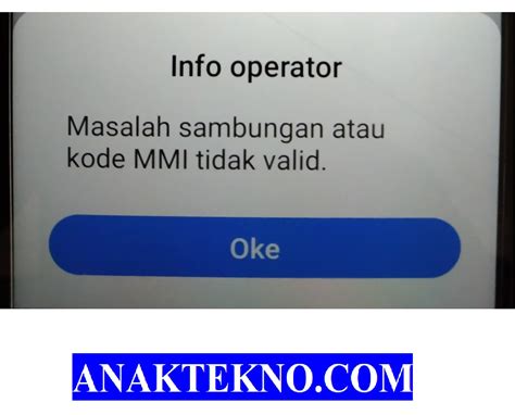 Cara Mengatasi Kode MMI Tidak Valid Di Hp All Operator