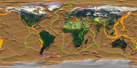 Earthquakes Map World