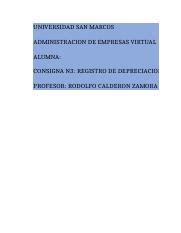 Caso 3 Contabilidad 2 Xlsx UNIVERSIDAD SAN MARCOS ADMINISTRACION DE