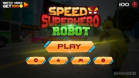 Superhero Robot Game Ui On Behance