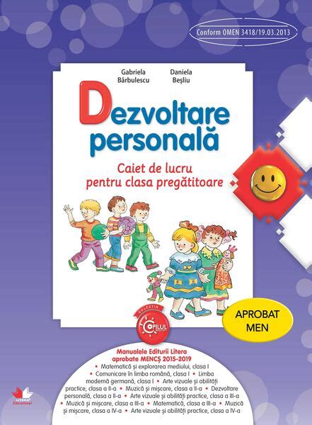 Dezvoltare Personala Caiet De Lucru Pentru Clasa Pregatitoare Pdf