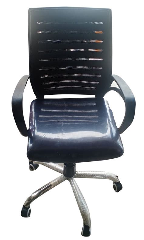 Leather Rexine Black Revolving Office Chairs At Rs In Delhi Id