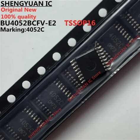 10 Pcs Lot BU4052BCFV E2 4052C TSSOP 16 BU4052BCFV BU4052 High Voltage