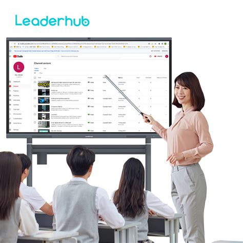 Clever Touch Screen LED Interactive Flat Panel Smart Whiteboard For