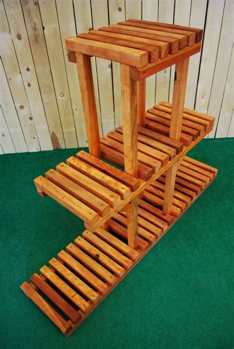 3 Tier Indoor Wooden Plant Stand Plans