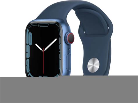 Apple Watch Series Gps Cellular Mm Aluminium Blau Mit Sportarmb