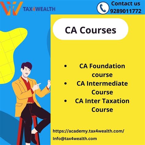 Best Ca Course Online In India Academy Tax4wealth Aarushi Kushwaha Medium