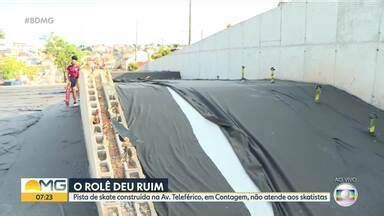 Bom Dia Minas Pista de skate construída em Contagem não atende aos