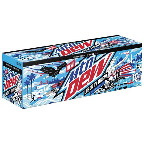 Mtn Dew Liberty Brew, 12 oz Cans, 12 Count - Walmart.com