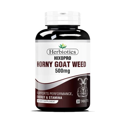 Buy Herbiotics Hixopro Horny Goat Weed 500mg 30 Ct Online In Pakistan