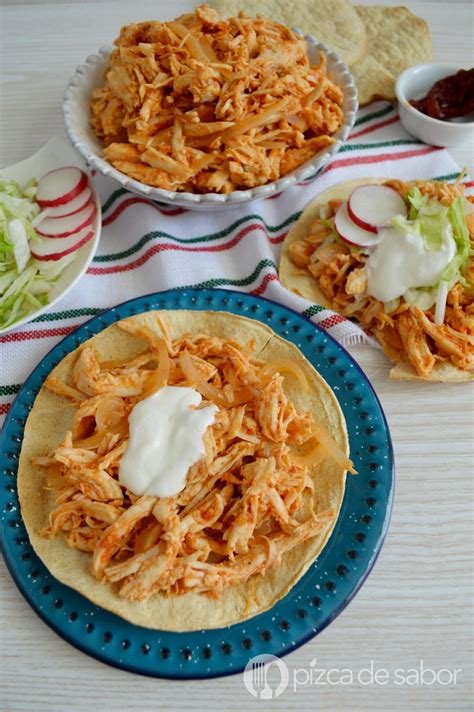 Tinga De Pollo Pizca De Sabor