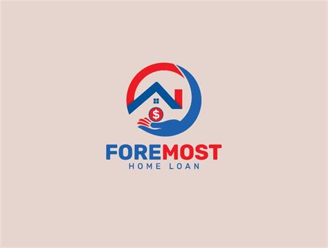 Foremost home loan logo design | Logo design, ? logo, Minimalist logo