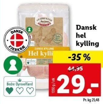 Dansk Hel Kylling Tilbud Hos Lidl