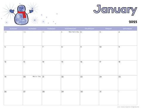 2025 Printable Calendars for Kids - iMOM