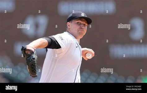 Detroit Tigers Starting Pitcher Tarik Skubal Plays During The First