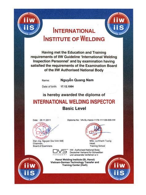 VIETNAM HIGH-TECH WELDING TRAINING CENTRE: WELDER TRAINING AND MANPOWER SUPPLY SERVICES