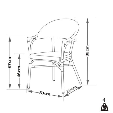 Fauteuil Bistrot En Rotin Pour Ext Rieur Fauteuil De Jardin En R Sine