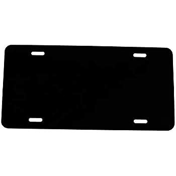 Amazon.com: Black - Plastic License Plate Vinyl Blank - .020 - Laser Cut and Made in USA: Automotive